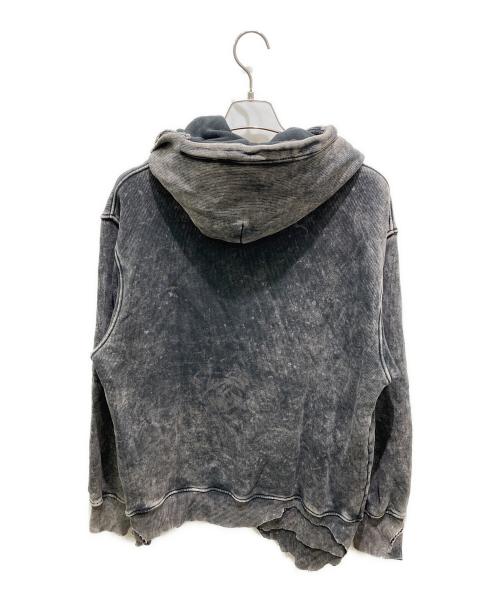 DIESEL（ディーゼル）DIESEL (ディーゼル) S-TOPPER FELPA プルオーバーパーカー グレー サイズ:Sの古着・服飾アイテム