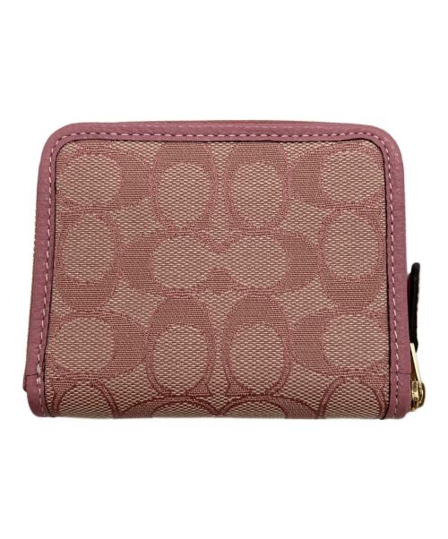 COACH（コーチ）COACH (コーチ) 2つ折り財布 ピンクの古着・服飾アイテム