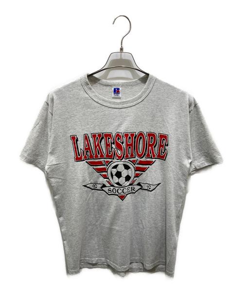 RUSSELL ATHLETIC（ラッセルアスレチック）RUSSELL ATHLETIC (ラッセルアスレチック) プリントTシャツ グレー サイズ:Lの古着・服飾アイテム