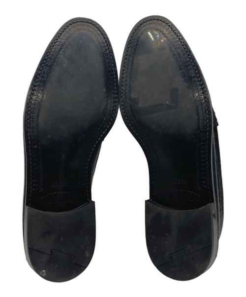 kenford（ケンフォード）kenford (ケンフォード) EMBOSSED LOAFERS ブラック×ホワイト サイズ:28㎝の古着・服飾アイテム