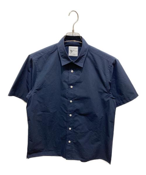 NEUTRALWORKS（ニュートラルワークス）NEUTRALWORKS (ニュートラルワークス) S/S SMT BRD SHIRTS ネイビー サイズ:Sの古着・服飾アイテム