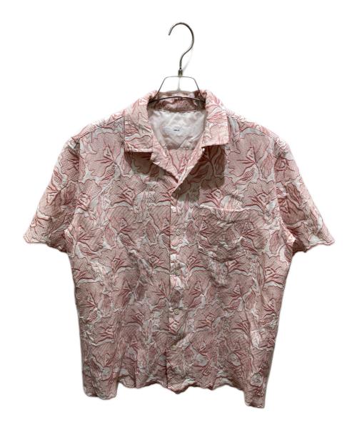 TOGA ARCHIVES（トーガアーカイブス）TOGA ARCHIVES (トーガアーカイブス) Lace S/S shirt ピンク サイズ:48の古着・服飾アイテム