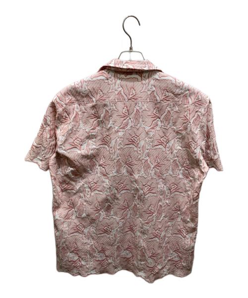 TOGA ARCHIVES（トーガアーカイブス）TOGA ARCHIVES (トーガアーカイブス) Lace S/S shirt ピンク サイズ:48の古着・服飾アイテム