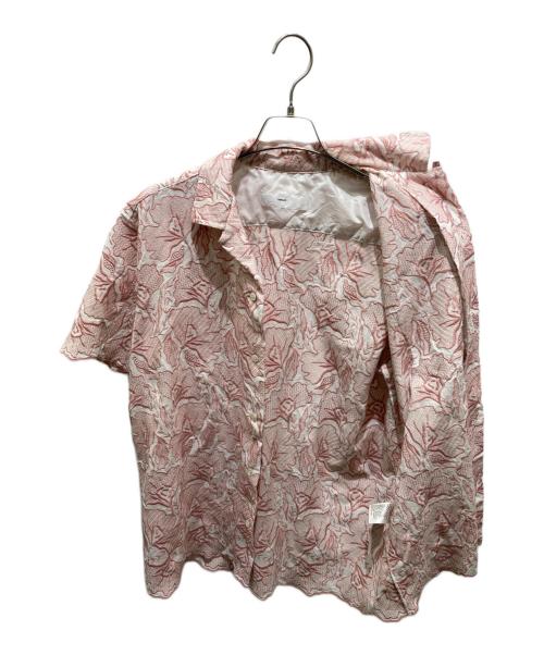 TOGA ARCHIVES（トーガアーカイブス）TOGA ARCHIVES (トーガアーカイブス) Lace S/S shirt ピンク サイズ:48の古着・服飾アイテム