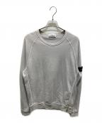 STONE ISLANDストーンアイランド）の古着「Crew Neck Badge Logo Sweatshirt」｜グレー