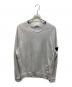 STONE ISLAND（ストーンアイランド）の古着「Crew Neck Badge Logo Sweatshirt」｜グレー