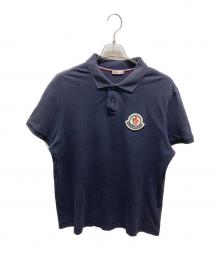 MONCLER（モンクレール）の古着「MAGLIA POLO MANICA CARTA」｜ネイビー