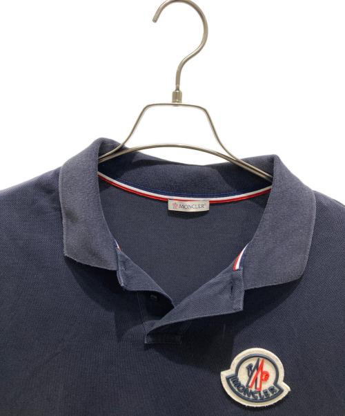 MONCLER（モンクレール）MONCLER (モンクレール) MAGLIA POLO MANICA CARTA ネイビー サイズ:XLの古着・服飾アイテム