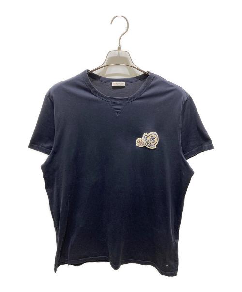 MONCLER（モンクレール）MONCLER (モンクレール) MAGLIA T-SHIRT ネイビー サイズ:XXLの古着・服飾アイテム