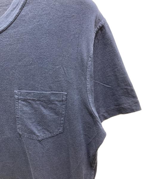 STONE ISLAND（ストーンアイランド）STONE ISLAND (ストーンアイランド) ポケットTシャツ ネイビー サイズ:Lの古着・服飾アイテム