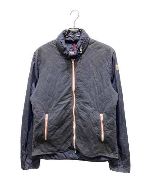 MONCLER（モンクレール）MONCLER (モンクレール) ジップアップキルティングジャケット ネイビー サイズ:4の古着・服飾アイテム
