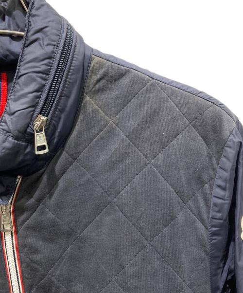MONCLER（モンクレール）MONCLER (モンクレール) ジップアップキルティングジャケット ネイビー サイズ:4の古着・服飾アイテム
