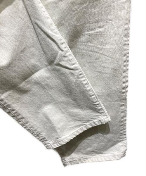 stussy（ステューシー）stussy (ステューシー) Double Dye Big OL Denim Pant ホワイト サイズ:30の古着・服飾アイテム
