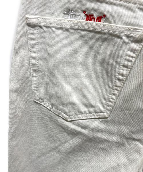 stussy（ステューシー）stussy (ステューシー) Double Dye Big OL Denim Pant ホワイト サイズ:30の古着・服飾アイテム
