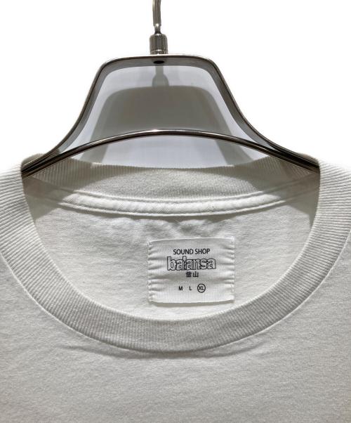 SOUND SHOP balansa（サウウドショップバランサ）SOUND SHOP BALANSA (サウウドショップバランサ) プリントTシャツ ホワイト サイズ:XLの古着・服飾アイテム
