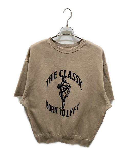 Lyft（リフト）Lyft (リフト) 半袖スウェット ブラウン サイズ:Lの古着・服飾アイテム