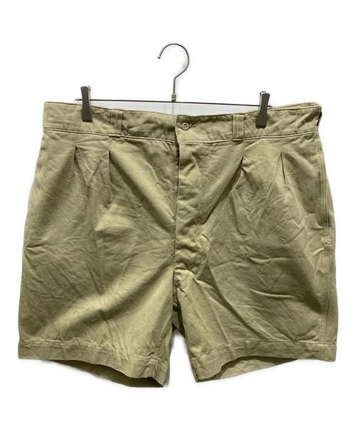フランス軍（フランスグン）フランス軍 (フランス軍) ｍ-52ハーフパンツ ベージュ サイズ:記載無しの為実寸参照の古着・服飾アイテム