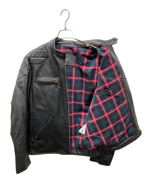 FORTIME（フォータイム）FORTIME (フォータイム) レザージャケット ブラック サイズ:XLの古着・服飾アイテム