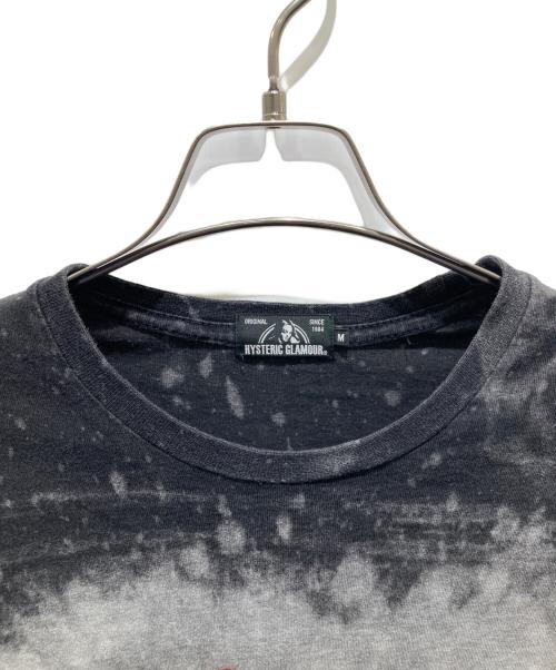 Hysteric Glamour（ヒステリックグラマー）Hysteric Glamour (ヒステリックグラマー) プリントTシャツ ブラック サイズ:Mの古着・服飾アイテム