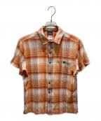 Patagoniaパタゴニア）の古着「オンブレチェックシャツ」｜オレンジ