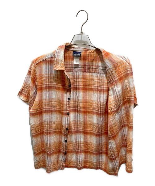 Patagonia（パタゴニア）Patagonia (パタゴニア) オンブレチェックシャツ オレンジ サイズ:Sの古着・服飾アイテム