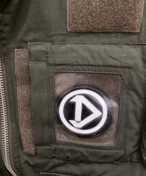 DIESEL（ディーゼル）DIESEL (ディーゼル) キルティングパッチワークベスト グリーン サイズ:XSの古着・服飾アイテム