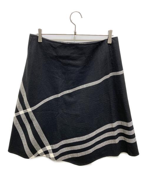 BURBERRY LONDON（バーバリーロンドン）BURBERRY LONDON (バーバリーロンドン) チェックスカート ブラック サイズ:40の古着・服飾アイテム