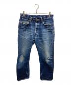 44DENIM JELADO44デニムジェラード）の古着「セルビッチデニムパンツ」｜インディゴ