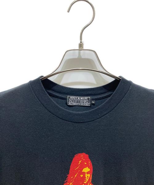 Hysteric Glamour（ヒステリックグラマー）Hysteric Glamour (ヒステリックグラマー) ロングスリーブカットソー ブラック サイズ:Lの古着・服飾アイテム
