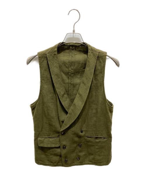 GABRIELE PASINI（ガブリエレパジーニ）GABRIELE PASINI (ガブリエレパジーニ) ダブルジレ カーキ サイズ:46の古着・服飾アイテム