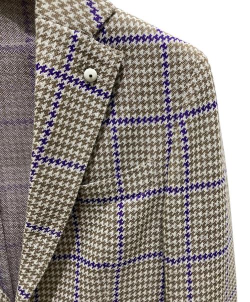 L.B.M.1911（エルビーエム1911）L.B.M.1911 (エルビーエム1911) 2Bテーラードジャケット ブラウン サイズ:46の古着・服飾アイテム