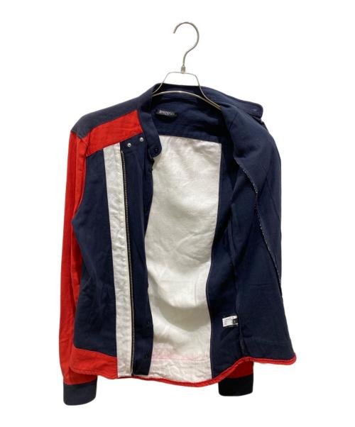 BALMAIN（バルマン）BALMAIN (バルマン) ライダースジャケット ネイビー サイズ:38の古着・服飾アイテム