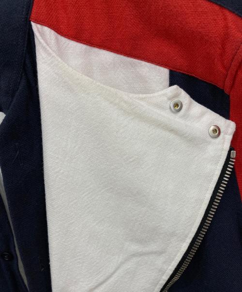 BALMAIN（バルマン）BALMAIN (バルマン) ライダースジャケット ネイビー サイズ:38の古着・服飾アイテム