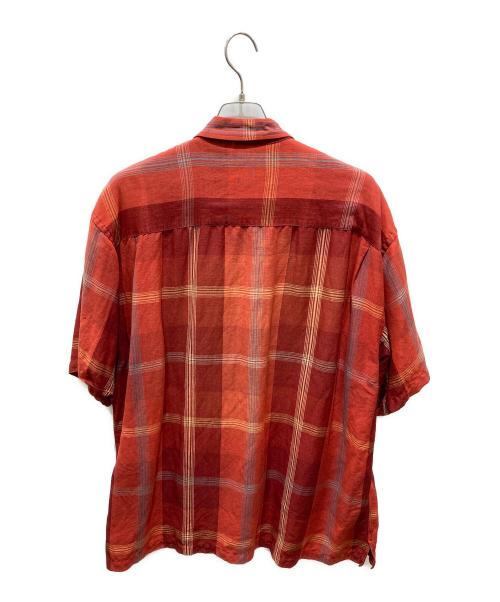 GEOFFREY BEENE（ジェフリー・ビーン）GEOFFREY BEENE (ジェフリー・ビーン) チェックシャツ レッド サイズ:XLの古着・服飾アイテム