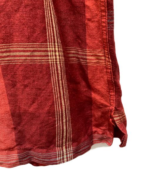 GEOFFREY BEENE（ジェフリー・ビーン）GEOFFREY BEENE (ジェフリー・ビーン) チェックシャツ レッド サイズ:XLの古着・服飾アイテム
