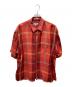 GEOFFREY BEENE（ジェフリー・ビーン）の古着「チェックシャツ」｜レッド