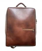 MOTHERHOUSEマザーハウス）の古着「アンティークスクエアバックパック」｜ブラウン