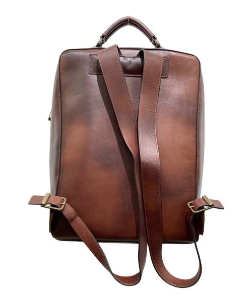 MOTHERHOUSE（マザーハウス）MOTHERHOUSE (マザーハウス) アンティークスクエアバックパック ブラウンの古着・服飾アイテム