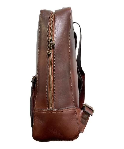 MOTHERHOUSE（マザーハウス）MOTHERHOUSE (マザーハウス) アンティークスクエアバックパック ブラウンの古着・服飾アイテム