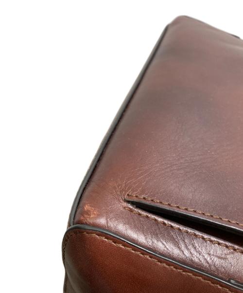 MOTHERHOUSE（マザーハウス）MOTHERHOUSE (マザーハウス) アンティークスクエアバックパック ブラウンの古着・服飾アイテム