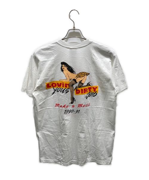 Hanes（ヘインズ）Hanes (ヘインズ) プリントTシャツ ホワイト サイズ:Lの古着・服飾アイテム