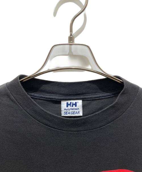 HELLY HANSEN（ヘリーハンセン）HELLY HANSEN (ヘリーハンセン) プリントTシャツ ブラック サイズ:記載無しの為実寸参照の古着・服飾アイテム
