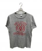 Championチャンピオン）の古着「プリントTシャツ」｜グレー