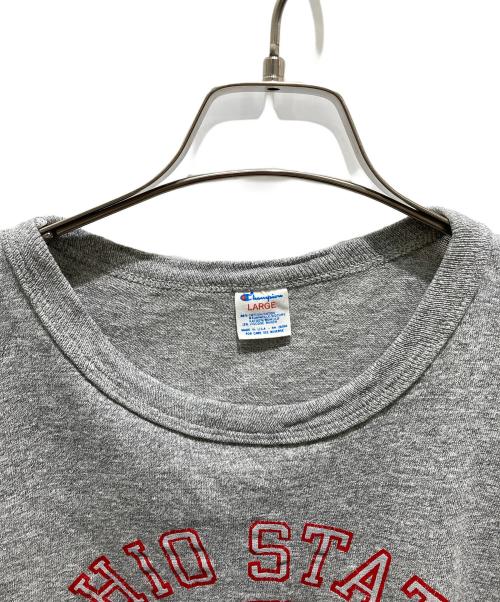 Champion（チャンピオン）Champion (チャンピオン) プリントTシャツ グレー サイズ:Lの古着・服飾アイテム
