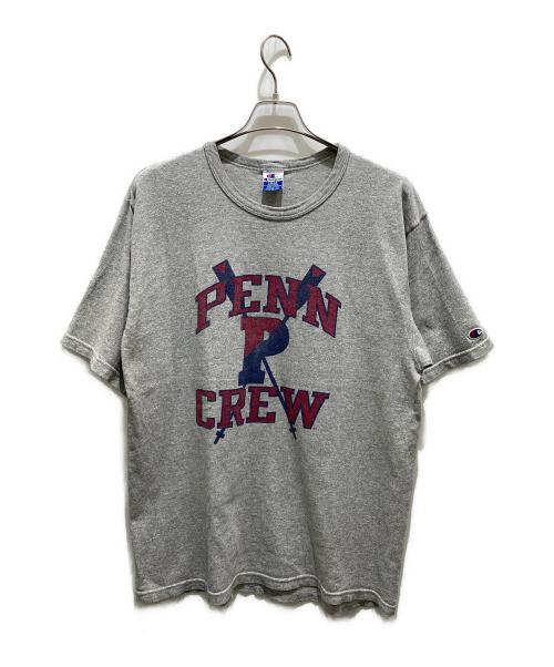 Champion（チャンピオン）Champion (チャンピオン) PENNプリントTシャツ グレー サイズ:Lの古着・服飾アイテム