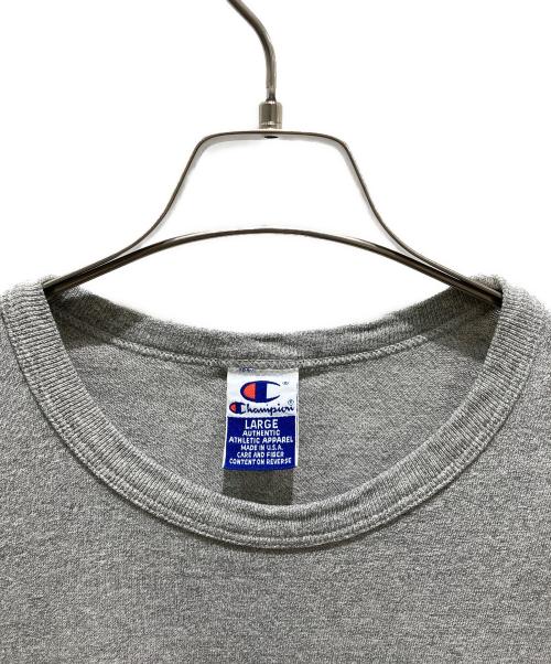 Champion（チャンピオン）Champion (チャンピオン) PENNプリントTシャツ グレー サイズ:Lの古着・服飾アイテム