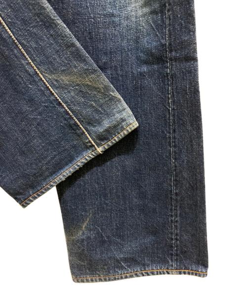 EVISU（エヴィス）EVISU (エヴィス) 戒カモメプリントデニムパンツ インディゴ サイズ:36の古着・服飾アイテム