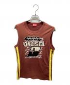 DIESELディーゼル）の古着「T-BISCO-STRIPE」｜レッド