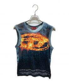 DIESEL（ディーゼル）の古着「T-BISCOUP」｜ネイビー