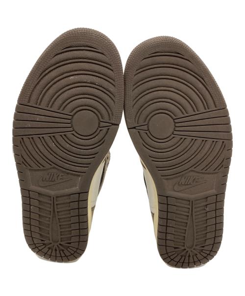 NIKE（ナイキ）NIKE (ナイキ) Travis Scott (トラヴィス・スコット) ハイカットスニーカー ブラウン サイズ:27.5㎝の古着・服飾アイテム